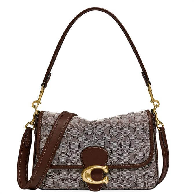 Coach Soft Tabby Shoulder Bag in Signature Jacquard